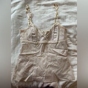 Theory Striped Tank Top